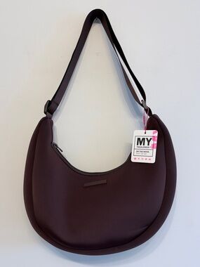 Mytagalongs espresso brown crescent bag new